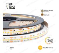 STRISCIA LED STRIP 2216 1500 LED 24W/METRO 5M IP20 24V CALDA 3000K 3M CRI90