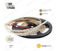 STRISCIA LED STRIP 2216 780 LED ULTRASLIM 4MM 5M IP20 24V CALDA 3000K 3M CRI90