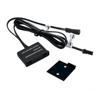 Striscia LED ultra sottile con sensore a doppia porta per illuminazione mani e risparmio energetico in aree di archiviazione domestiche (nero)