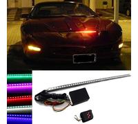 Striscia Luce Stroboscopica Scanner Per Auto LED RGB Night Rider+telecomando