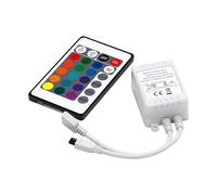 Striscia luminosa a LED 12V24V con controller colorato lampeggiante, striscia luminosa 5050RGB, telecomando a 24 tasti