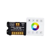 Striscia luminosa a LED a bassa tensione da 12V a 24V, striscia luminosa RGBWC a tre colori, pannello touch, telecomando, dimmer controller(DC5-24V 40A RGBW)