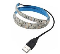 Striscia luminosa a LED alimentata tramite USB, 1 m, 5 V, 30 LED SMD5050, 395 nm-405 nm, luce nera ultravioletta per fluorescenti, stampa 3D, custodia per computer, poster UV, vernice per corpo UV (2