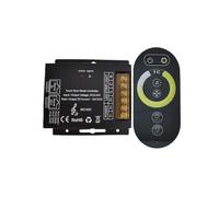 Striscia luminosa a LED con controller a 6 pulsanti a colore singolo e doppio, telecomando musicale full touch, regolazione della temperatura del colore, dimmer 5V-24V(RGB)