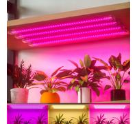 Striscia luminosa a LED per la crescita delle piante a spettro completo, dimmerabile e temporizzata, alimentata tramite USB, luce professionale per la crescita di piante da interno come cactus, fiori,
