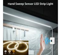 Striscia luminosa al neon a LED 5V USB Sensore di gesti intelligente Dimmer Interruttore Flessibile impermeabile in silicone Insegna al neon Corda Tupe Decorazione della stanza