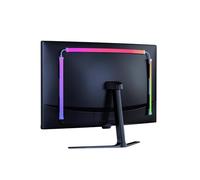 Striscia luminosa ambientale RGB, striscia luminosa sotto il computer posteriore, striscia LED ambientale, 3 pagine, striscia LED neon, retroilluminazione PC, porta USB, lampada cambia colore (per