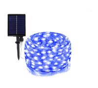 STRISCIA LUMINOSA LED 30 MT CON PANNELLO SOLARE PICCHETTO CATENA LUCE DECORAZION