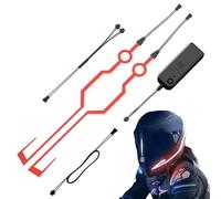 Striscia luminosa per caschi, luce LED per caschi da moto, luce LED per caschi notturni, si adatta alla maggior parte dei caschi da moto