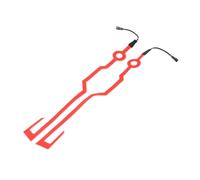 Striscia Luminosa per Casco Moto in PVC, Luce di Segnalazione a LED a 3 modalità per la Sicurezza Sui Caschi, Ideale per Motociclette, Biciclette e attività All'aperto, con