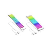 Striscia Luminosa RGB per PC, Cavo di Prolunga per Alimentatore, Set di Strisce LED Luminose per GPU e Cavi per Scheda Madre del PC, Sincronizzazione