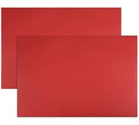Striscia magnetica, 2 pezzi, etichette adesive magnetiche cancellabili a secco, 11,7" x 8", rosse, scrivibili, for lavagne bianche, frigorifero e artigianato