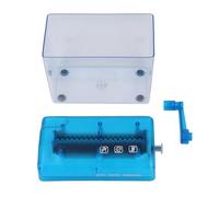 Striscia manuale Shredder, 18 x 10,5 x 15 cm tagliare la carta taglio Shredder Desktop compatto A6 Tool di taglio della carta per la scuola di ufficio Usa blu