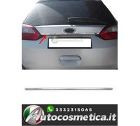 Striscia modanatura portellone baule acciaio per Ford C-Max II 2010-2019