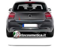 Striscia modanatura portellone baule inferiore acciaio per BMW Serie 1 F20 5P