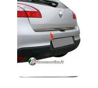 Striscia modanatura portellone baule inferiore acciaio per Renault Megane III 08