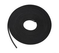 Striscia parascheggi per guida 5 m 5000 mm compatibile con 194418-6, gomma nera per nastro protettivo per bordi garantisce pulizia, 22 mm di larghezza x 2 mm di altezza, 1 confezione
