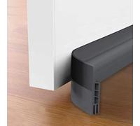 Striscia paraspifferi per porta interna da 100 cm, con retro resistente, per sigillare la parte inferiore della porta, contro perdite d'aria e trasmissione del rumore (grigio)
