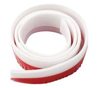 Striscia paraspifferi per porta interna, guarnizione inferiore, 1 m, in gomma, per la parte inferiore della porta, guarnizione insonorizzante, adatta per doccia scorrevole in vetro (bianco)