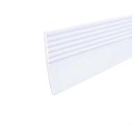 Striscia paraspifferi per porte, guarnizione sotto la porta per bloccare polvere, aria fredda, roditori e mantenere un ambiente confortevole (bianco)