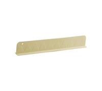 Striscia paraspruzzi in silicone per cucina, perfetta per schizzi d'acqua sui piani di lavoro (bianco riso)