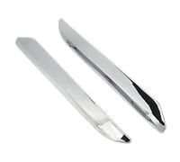 Striscia Paraurti Anteriore, Rivestimento Paraurti Anteriore ABS 2 Pezzi Striscia Paraurti Anteriore Sinistra Destra Antigraffio Argento Cromato di Ricambio per C5 X7 2007-2015