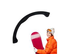 Striscia paraurti per snowboard con design a vite rinforzata, copertura protettiva per testa e coda arrotondata per sci, protezione antiurto in ABS per prevenire i , da sci, colore