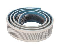 Striscia per pinza in gomma 1 m lunghezza 3,2 cm Larghezza tappeto Forniture per agganciatura Striscia per gripper per ricamo a punto a croce Tufting frame punzone telaio