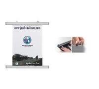 Striscia per poster FRANKEN alluminio argento lunghezza 1.005 mm due occhielli di sospensione regolabili classificatore (BS1006)