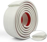 Striscia perimetrale autoadesiva per pareti , Battiscopa staccabile e appiccicabile da 32,8 piedi, modanatura autoadesiva for corrimano della sedia da 5", flessibile for battiscopa for pavimento, pare