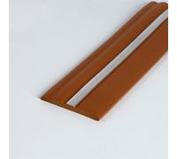 Striscia perimetrale autoadesiva per pareti , Modanatura flessibile for battiscopa, 4 pollici x 20 piedi, modanatura autoadesiva for battiscopa, design staccabile e attaccabile(Brown Silver)