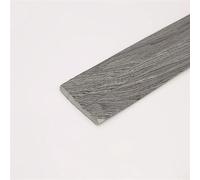 Striscia perimetrale autoadesiva per pareti , Profilo flessibile for battiscopa, profilo in gomma staccabile e adesiva, profilo for battiscopa autoadesivo indurito, 4 pollici(Grey Woodgrain)