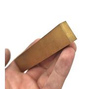 Striscia Piatta di Ottone Barra, Asta a barra piatta in ottone for ingranaggi e alberi di supporto corti in utensili meccanici(500mm x 3mm x 45mm)