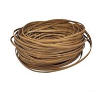 Striscia piatta in vimini, 8 mm, 36,6 m, in plastica, 8 mm, tessitura | Materiale sintetico, resiste alla pioggia e al sole, ideale per sedie da patio, tavoli e altalene