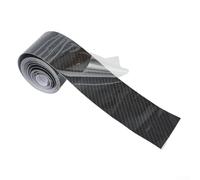 Striscia protettiva 3D in fibra di carbonio per portiera auto, 5 cm x 300 cm, per modanatura bordi e modanatura, adesivo flessibile fai da te per esterni dell'auto, protezione antigraffio