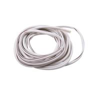 Striscia protettiva antigraffio universale per portiera auto, 5 m/10 m, tipo U, per protezione delle portiere del veicolo (bianco, 10 m)