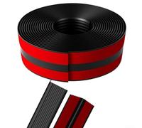 Striscia protettiva in gomma vinilica con retro autoadesivo e motivo scanalato seghettato per ridurre i rischi di scivolamento su varie superfici delle scale