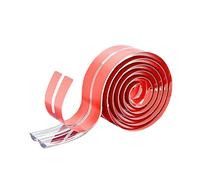 Striscia protettiva per bordi, Striscia di protezione dei bordi for impermeabilizzazione, trasparente, varie dimensioni, protezioni angolari adesive morbide(1m,2cm)