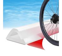 Striscia protettiva per doccia, autoadesiva, 1 m, in silicone trasparente, per separazione bagnato/asciutto, flessibile e impermeabile, per doccia, bagno e cucina, facile da montare e ritagliare