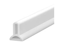 Striscia protettiva per doccia, autoadesiva, 4 cm di altezza, pieghevole, per la separazione del naso (bianco, 2 m)