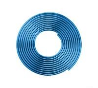 Striscia protettiva per portiera auto, 5 m, con finitura elettrolitica, materiale in PVC resistente alle intemperie per una lunga durata di graffi e danni (blu)