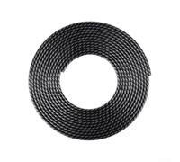 Striscia protettiva per portiera auto, 5 m, con finitura elettrolitica per evitare graffi e danni, materiale in PVC per una protezione di lunga durata della portiera dell'auto (fibra di carbonio)