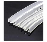 Striscia protettiva trasparente for bordi, protezione angolare a forma di U, striscia for, lunghezza 16,5 piedi, bordatura for mobili in vetro temperato (2,3 mm)(9 11mm)