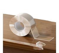 Striscia protettiva trasparente per bordi, trasparente, morbida, paraspigoli di sicurezza per mobili, tavoli, cassetti, striscia anti-collisione, 3 mm (spessore)* 5 cm (larghezza) * 2 m (lunghezza)