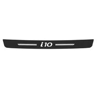 Striscia Protezione Paraurti Posteriore Auto per Hyun-dai i10 Tuning Accessori, Adesivo Piastra Davanzale Bagagliaio in Fibra Carbonio AntiGraffio - Forte Appiccicoso,Black