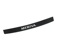 Striscia Protezione Paraurti Posteriore Auto per Op-El Meriva Tuning Accessori, Adesivo Piastra Davanzale Bagagliaio in Fibra Carbonio AntiGraffio - Forte Appiccicoso,Black