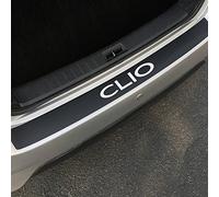 Striscia Protezione Paraurti Posteriore Auto per Ren-Ault Clio, Adesivo Piastra Davanzale Bagagliaio in Fibra Carbonio di AntiGraffio - Accessori Decorativi Styling,Black