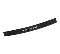 Striscia Protezione Paraurti Posteriore Auto per Ren-Ault Twingo, Adesivo Piastra Davanzale Bagagliaio in Fibra Carbonio di AntiGraffio - Accessori Decorativi Styling,Black