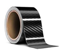 Striscia Protezione per Soglia Auto Fai Te in Fibra Carbonio Nano 5D Impermeabile per Moto Biciclette Protettore del Bagagliaio(7cmX3m)