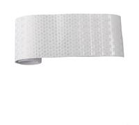 Striscia riflettente di sicurezza per auto e moto, nastro per migliorare la visibilità notturna e ridurre i rischi di incidenti stradali (bianco)